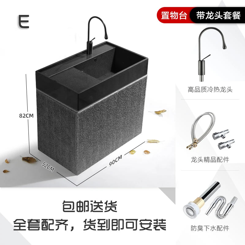 Marble laundry sink, courtyard sink, outdoor sink, countertop, villa sink, outdoor sink