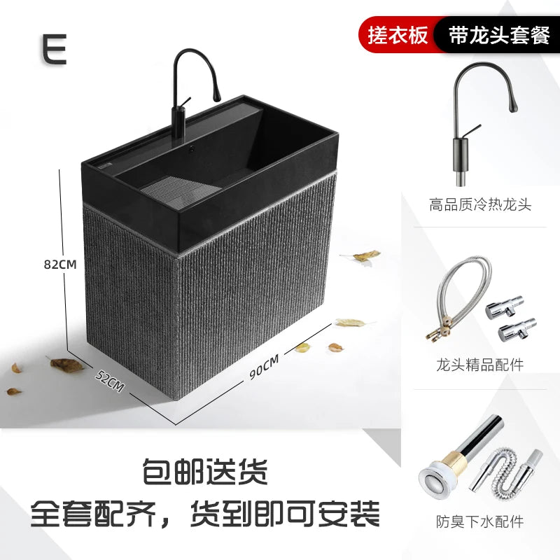 Marble laundry sink, courtyard sink, outdoor sink, countertop, villa sink, outdoor sink