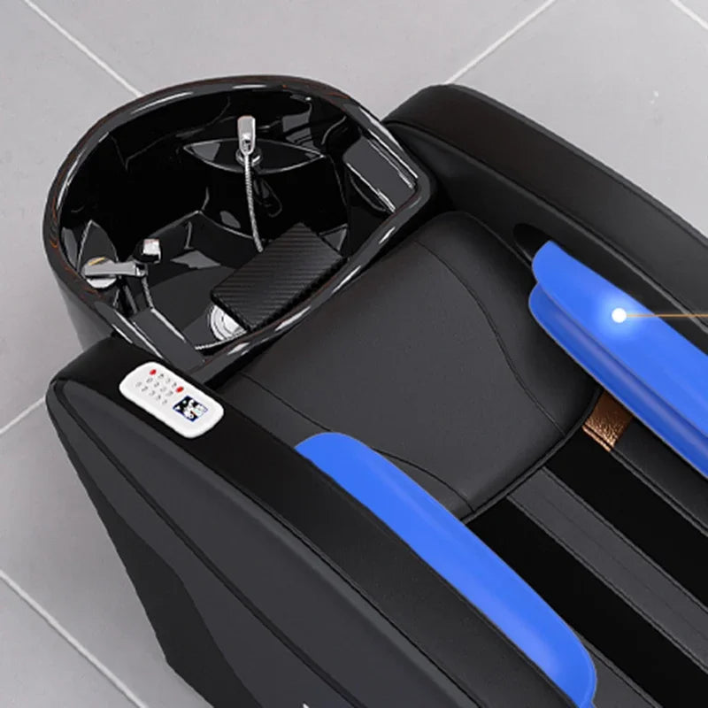Massage Head Spa Shampoo Chair Luxury Smart Water Circulation Hair Salon Equipments Chair Shampouineuse Furniture MQ50SC