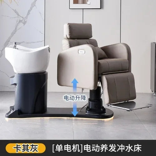 Massage Shampoo Chair Hair Salon Luxury Comfort Head Spa Ergonomics Hair Wash Chair Smart Shampouineuse Furniture MQ50XF