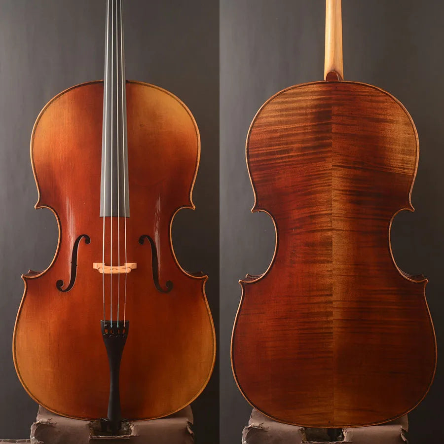 MMOOKA Master tone! A "Montagnana Model" 1742 Copy Cello !Wide Body! Oil antique