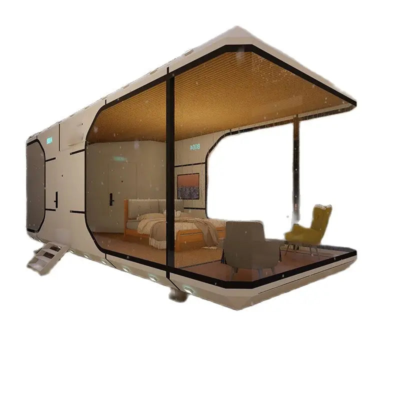 Mobile outdoor house, too landscape, homestay house, residential container, creative villa, sunshine room, customized