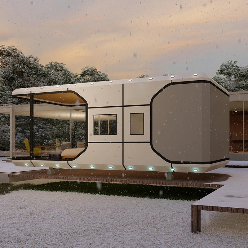 Mobile outdoor house, too landscape, homestay house, residential container, creative villa, sunshine room, customized