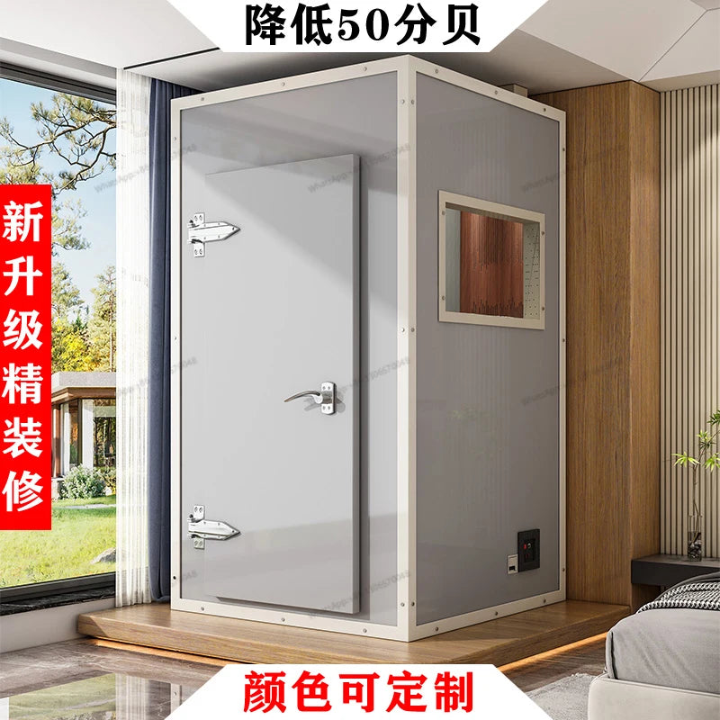 Mobile soundproof room, home recording studio, live broadcast, home ktv soundproof room, silent room, piano rack, drum soundproo