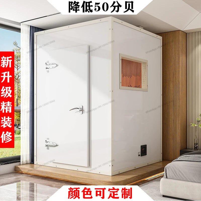 Mobile soundproof room, home recording studio, live broadcast, home ktv soundproof room, silent room, piano rack, drum soundproo