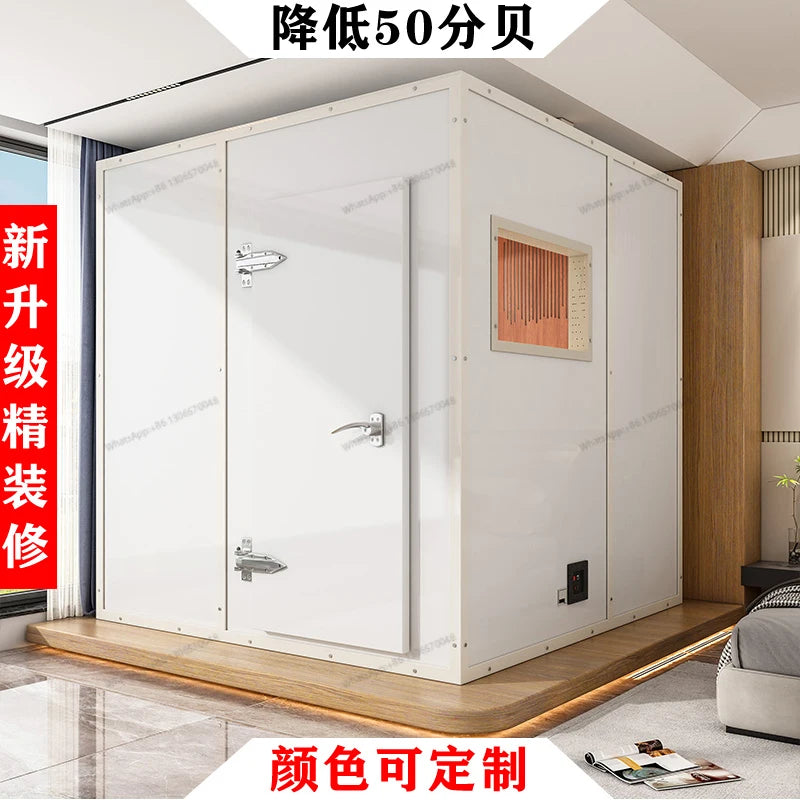 Mobile soundproof room, home recording studio, live broadcast, home ktv soundproof room, silent room, piano rack, drum soundproo