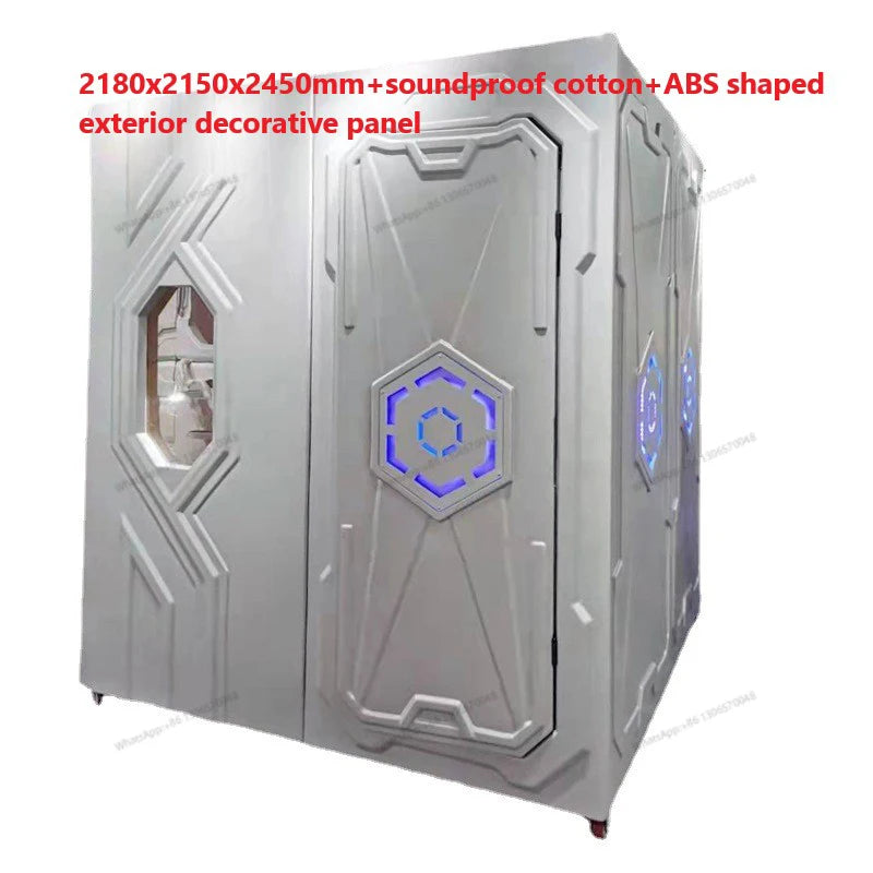 Mobile soundproof room, silent cabin office, mini internet celebrity live broadcast room, European and American phone booth, rec