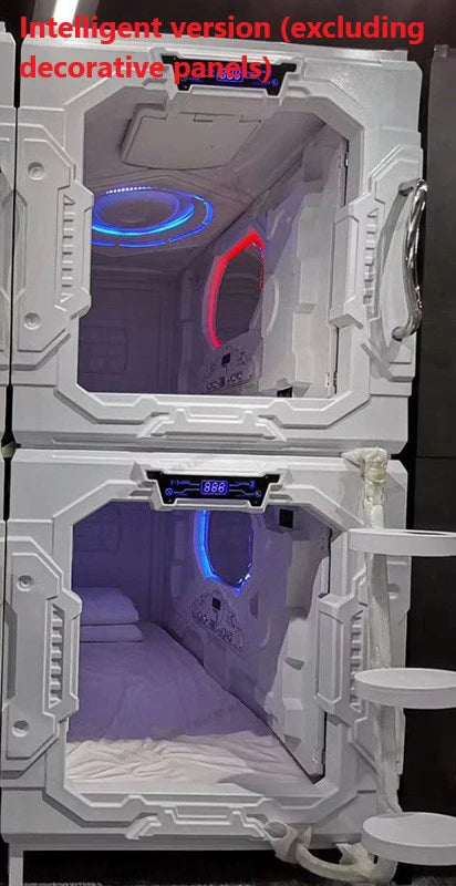 Modern capsule esports hotel bed, space cabin sleep bed, mini cabin, Japanese style vertical cabin, single student boarding and