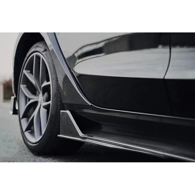 Modified Body Kits Car Rear Lip Side Skirt Body Kit Car Front Bumper Lip For Tesla Model Y 2021-2023