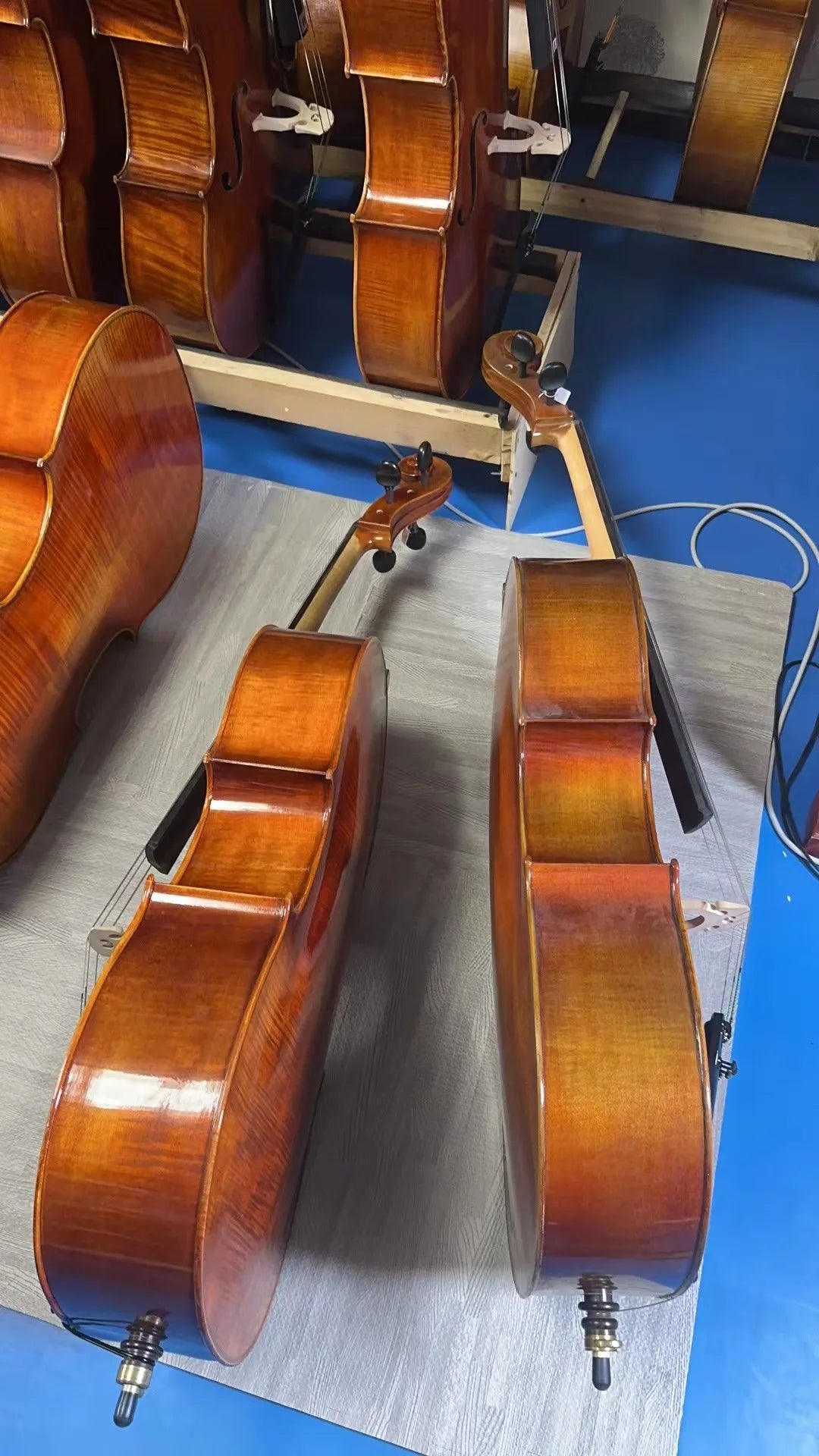 MMOOKA Montagnana 1743 Cello handmade Europe spruce cello 4/4 Vintage Oily Varnish varnish cello Adult student stringed instrume