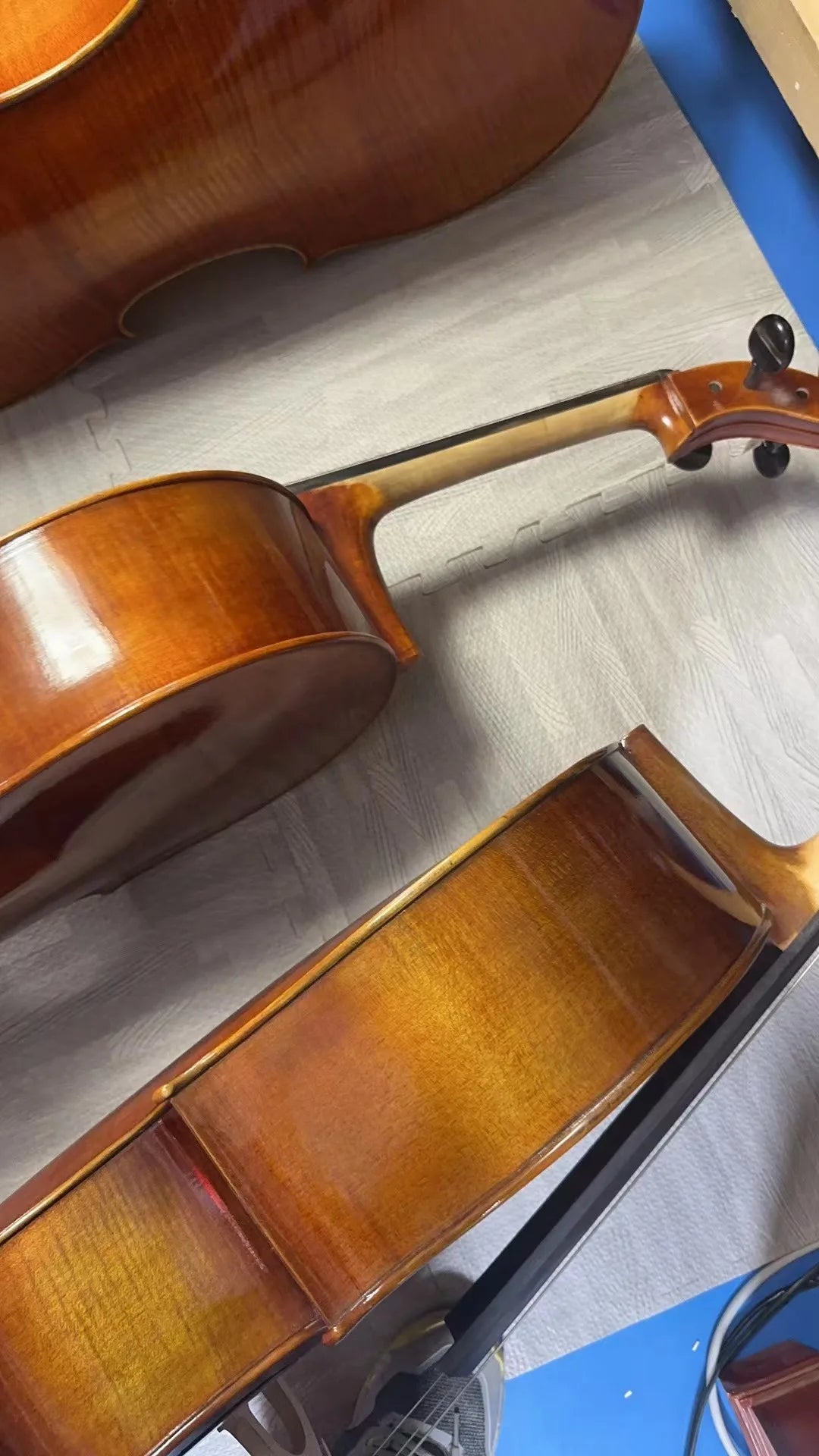 MMOOKA Montagnana 1743 Cello handmade Europe spruce cello 4/4 Vintage Oily Varnish varnish cello Adult student stringed instrume