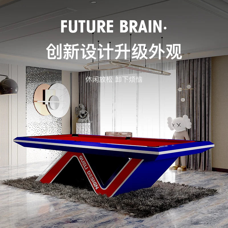 Multi Functional Pool Table, Standard Household Indoor Pool Table, Private Customized Villa, Light Luxury Modern Style Pool
