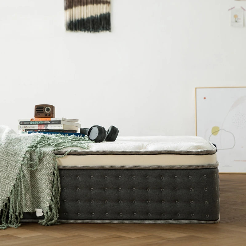 Natural Latex Coconut Brown Soft and Hard Dual Use 1.8m Simmons Independent Spring Mattress