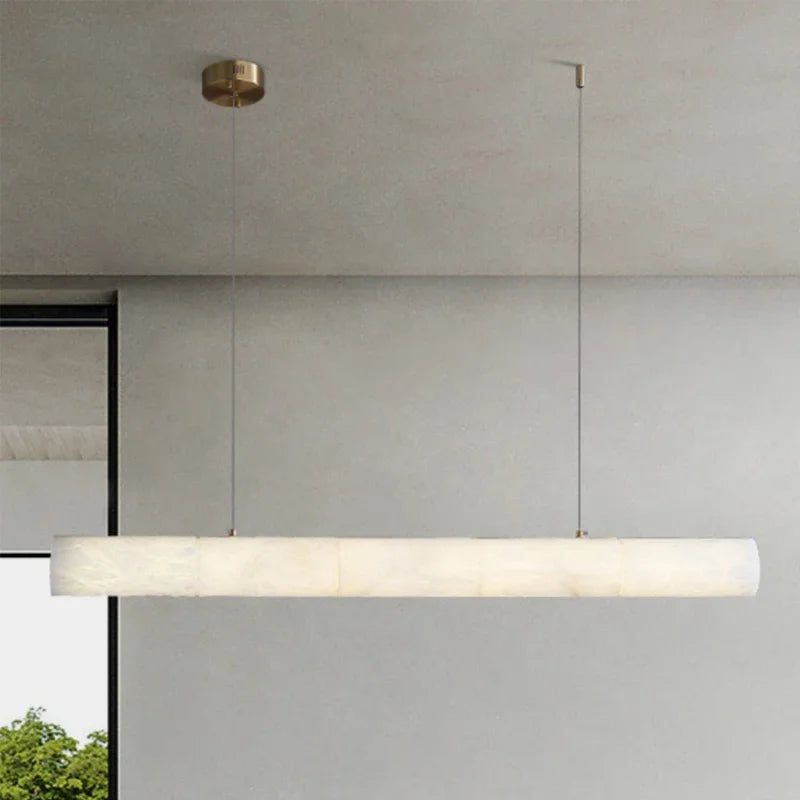 Natural Marble 2024 Trendy New Design Gold Silver Ceiling Chandelier Lighting Lustre Suspension Luminaire Lampen For Living Room