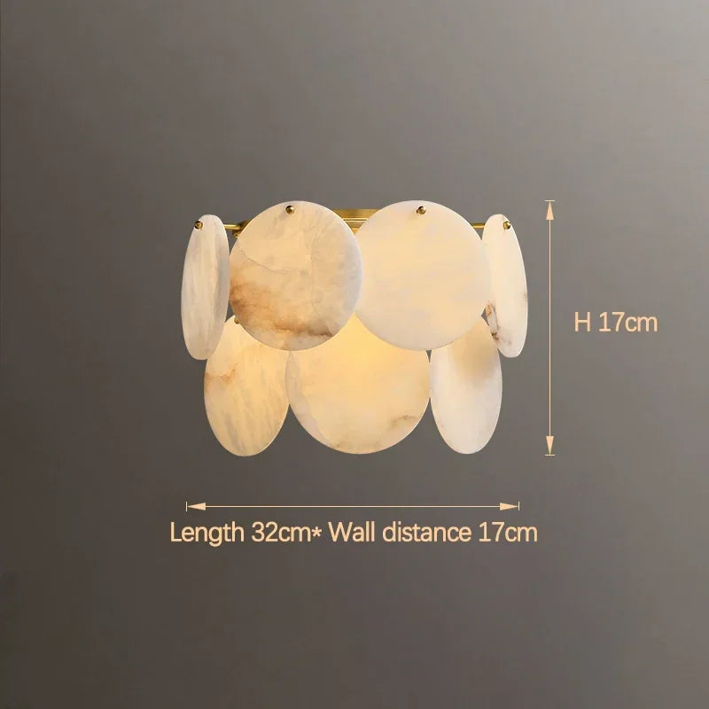 Natural Marble Collection LED Dimmable High Ceiling Chandelier Lighting Lustre Suspension Luminaire Lampen For Liiving Room