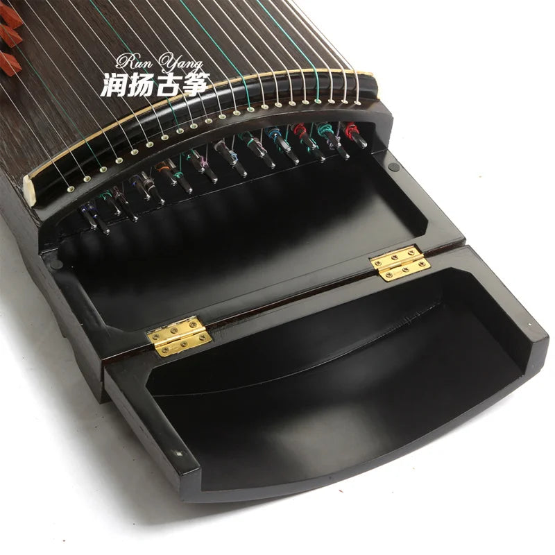 Natural Pure Paulownia Professional Performance China Guzheng Instrument Zither 21 Strings With Full Accessories Guzheng Fingers