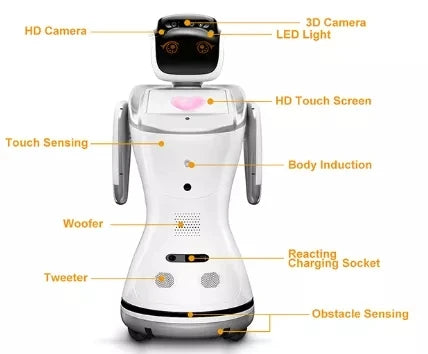 Negotiable Mingren ODM and OEM G2 Commercial Guiding Service Robot intelligent robot for hotel