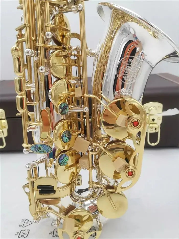 New Arrival High Quality Alto Eb Saxophone Sax Silvering Performance Musical Instrument With Case Accessories