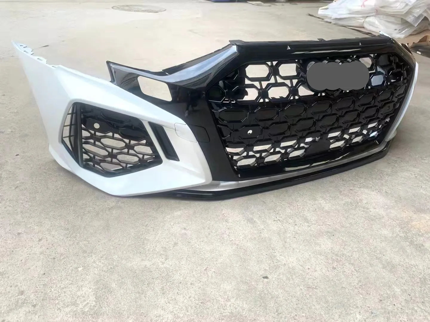 New Arrival RS3 Type Front Bumper Body Kit For A3 2020-2022 Facelift RS3 Front Bumper With Grille