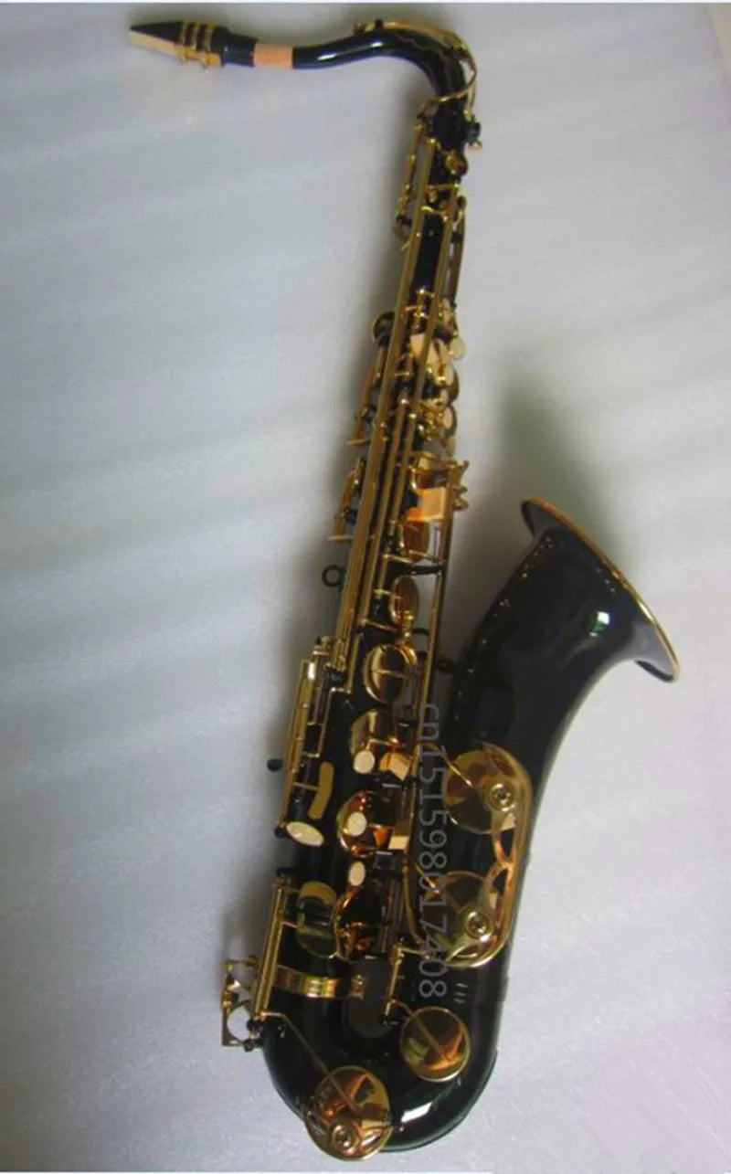 MMOOKA New Arrival Tenor Saxophone Professiona Music instrument in black gold key White Shell Buttons Wind Instrument mouthpiece free