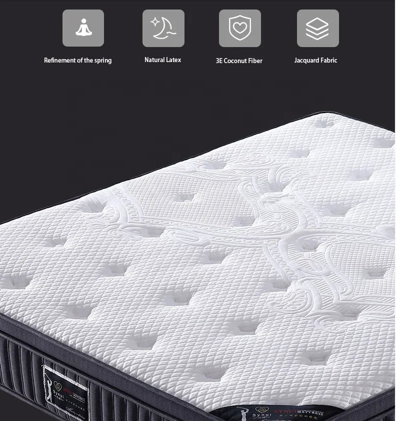 New Hot Sale High Density Compress Mattress Memory Foam Mattress Bed Latex Mattress Bed With Spring