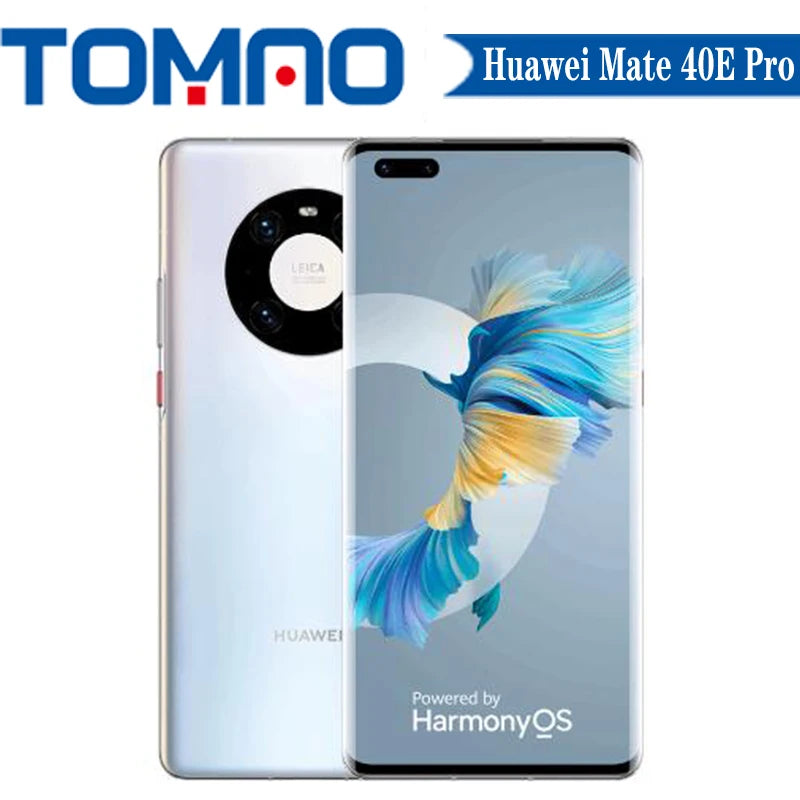 New Huawei Mate 40E Pro 5G SmartPhone 6.76" 90Hz HarmonyOS 2 Kirin 9000L Hexa Core 4400mAh Battery 66W 50MP Three Rear Cameras