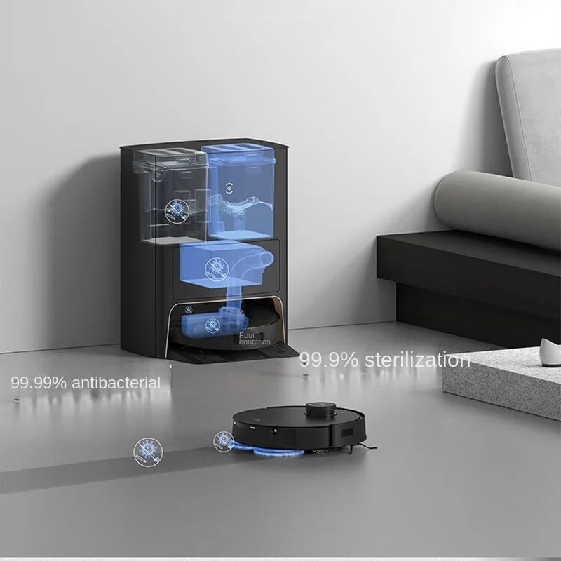 New Product X1SPRO Intelligent Sweeping Robot Hot Water Washing Mop, Sweeping, Dragging, Drying, and Dust Collection Mop