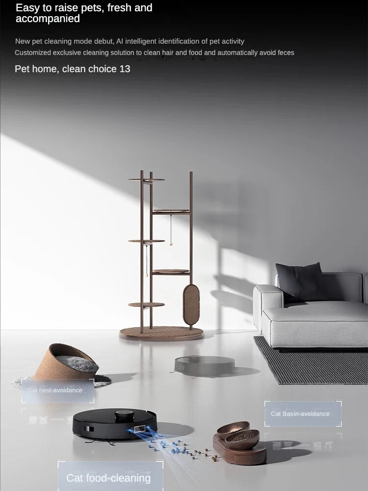 New Product X1SPRO Intelligent Sweeping Robot Hot Water Washing Mop, Sweeping, Dragging, Drying, and Dust Collection Mop