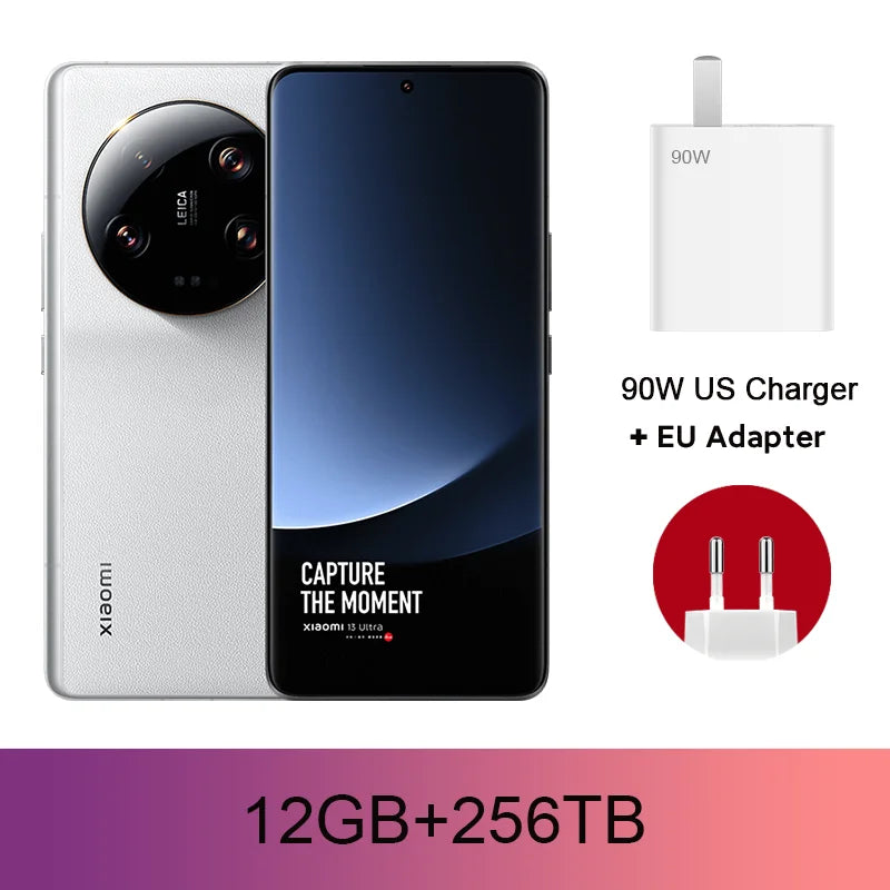New Smartphone Xiaomi 13 Ultra Global ROM 5G Snapdragon 8 Gen 2 256GB/512GB/1TB 50MP 90W 120Hz 5000mAh 2K 6.73"Screen