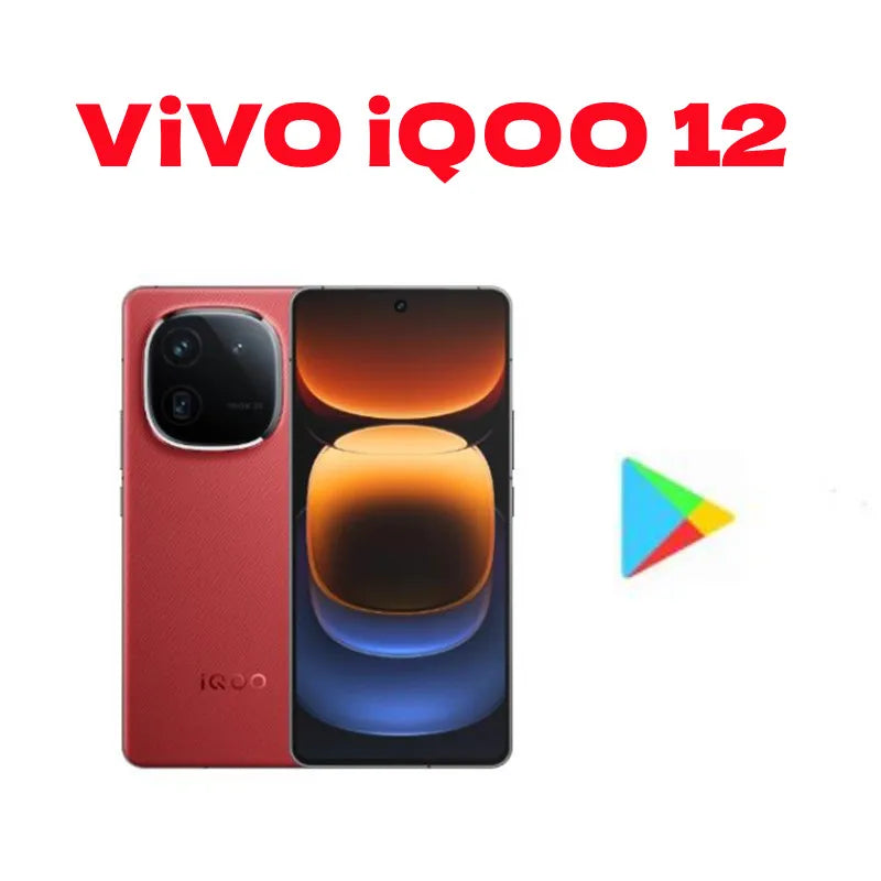 New ViVO iQOO 12 5G 6.78'' 144Hz 1.5K AMOLED Screen 5000mAh Battery 120W Super Charge Snapdragon 8 Gen 3 Android 14 NFC OTG
