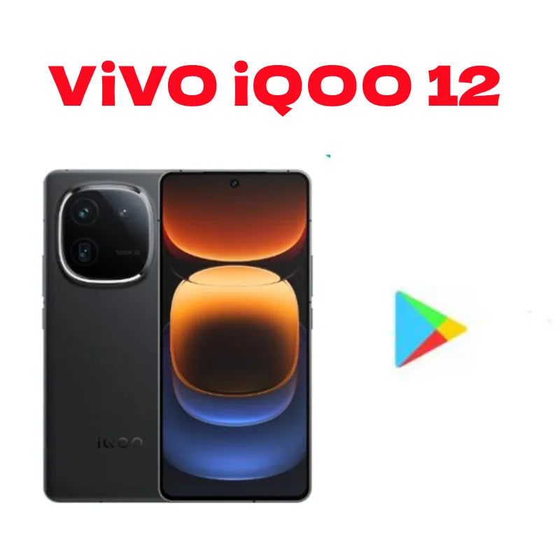 New ViVO iQOO 12 5G 6.78'' 144Hz 1.5K AMOLED Screen 5000mAh Battery 120W Super Charge Snapdragon 8 Gen 3 Android 14 NFC OTG