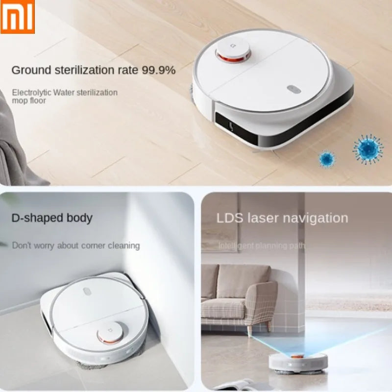 New Xiaomi Mijia No-clean Sweeping Robot Pro Intelligent Automatic Sweeping and Mopping Integrated Household Sweeper Mop