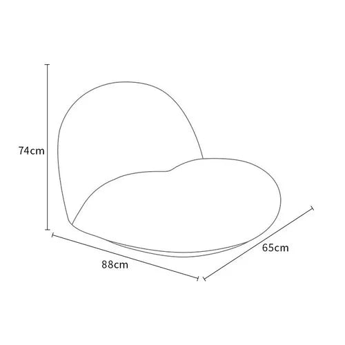 New creative no-wash technology fabric curved sofa light luxury modern simple cream style living room