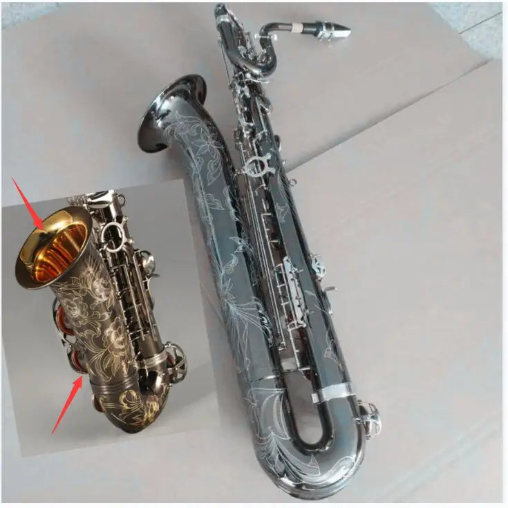 New high-quality baritone saxophone