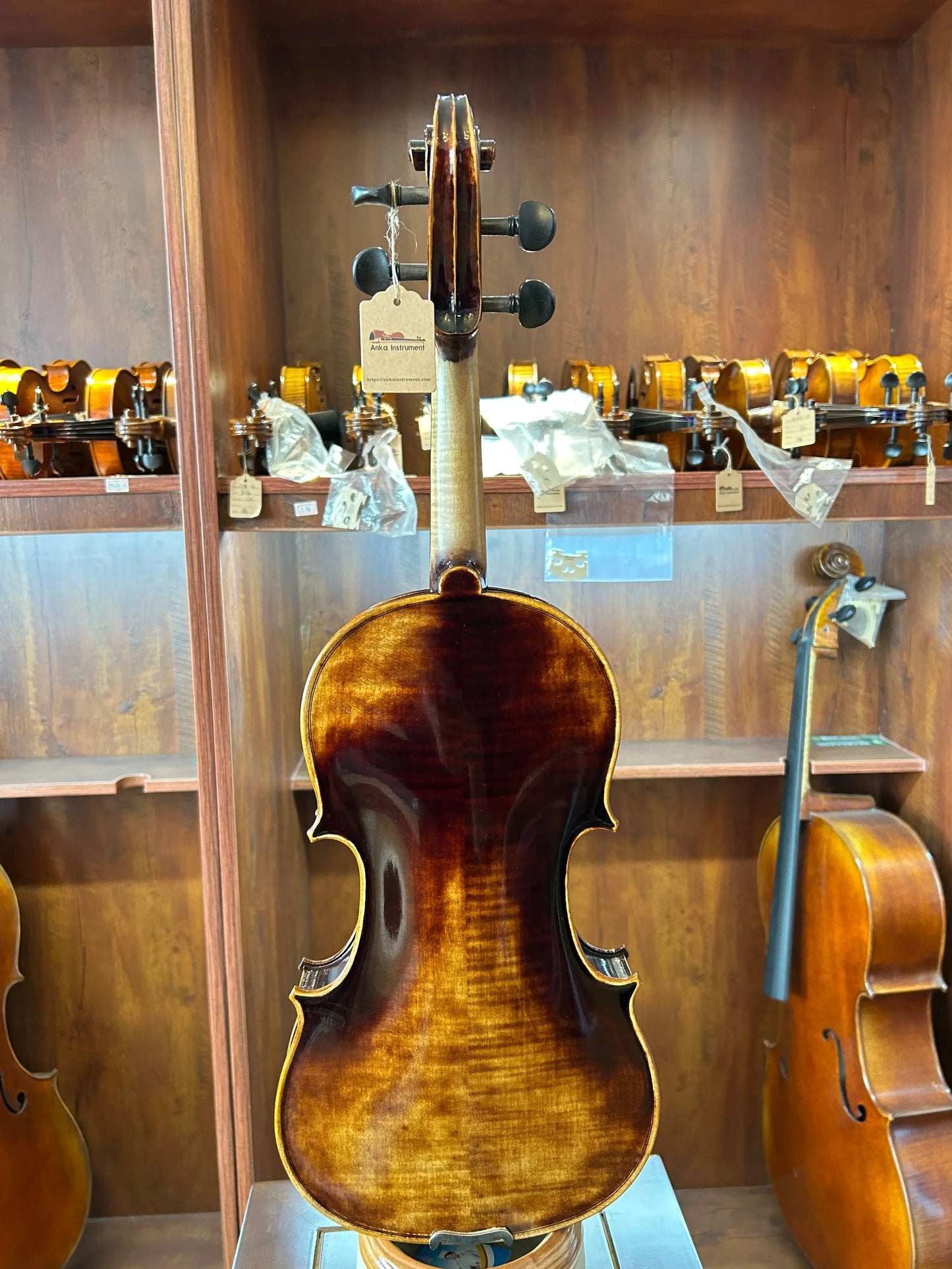 MMOOKA Nice sound Violin with Cheap Price Special Antique dark Varnished Violin 4/4 바이올린 كمان Vionlin Fine Fiddle Violino GFC-2