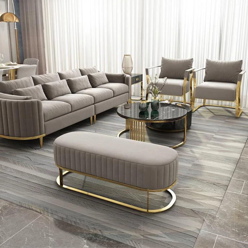 Nordic Reading Household Sectional Fabric 3 Seat Sofa Upholstered Armchair Custom Color Living Room Fauteuil Home Furniture