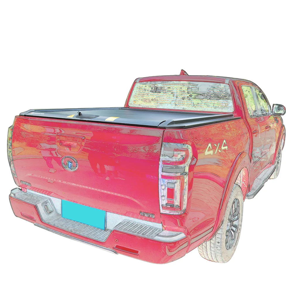 OEM Factory Pickup Truck Bed Cover 2500 8ft Hot Selling Aluminium Folding Hard Truck Bed Cover