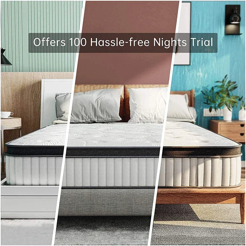OEM/ODM 5 Star Modern Europa Luxury Hotel Pocket Coil Latex King Queen Memory Foam Spring Mattress In A Box