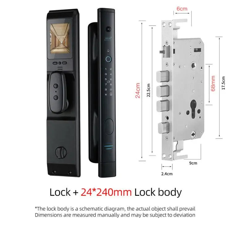 OKLAR Intelligent Fingerprint Security Electronic Door Lock Smart WiFi Bluetooth With Digital Code IC Card Keyless CJL-1-Y