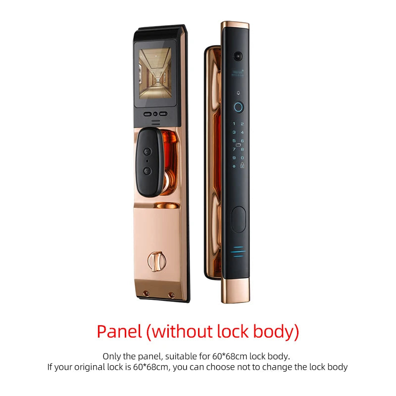 OKLAR Intelligent Fingerprint Security Electronic Door Lock Smart WiFi Bluetooth With Digital Code IC Card Keyless CJL-1-Y