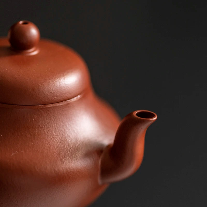 Old purple clay Yixing pot purple sand pot Chinese ml retro style tea set pure handmade vermilion clay purple sand pot