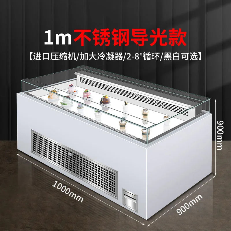 Open sandwich cabinet, cake display cabinet, refrigerator, cooked food, fruit preservation cabinet, west point cabinet, open typ