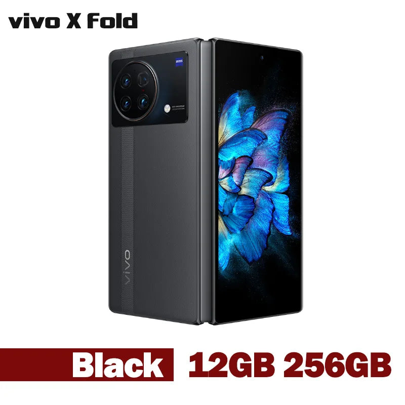 Original New Flagship foldable phone vivo X Fold SmartPhone 5G Qualcomm Snapdragon 8 Gen1 2K+120Hz E5 12GB ROM 512GB RAM Google