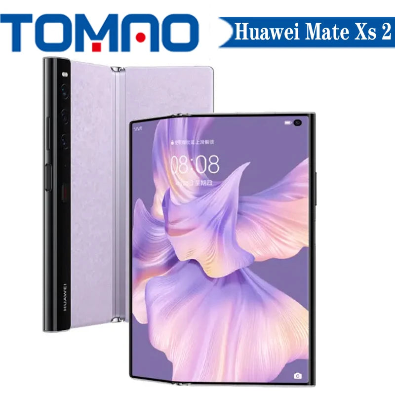 Original Official New Huawei Mate Xs 2 Folded Screen SmartPhone 8GB 12GB RAM 256GB 512GB ROM Snapdragon 888 4600mAh 50MP Camera