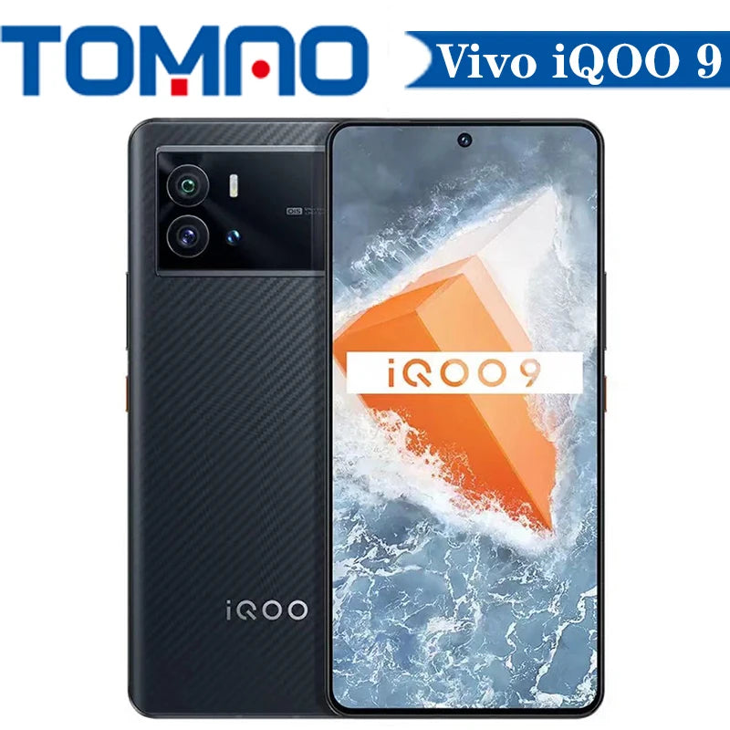 Original Official Vivo iQOO 9 5G Mobile Phone Snapdragon 8 Gen 1 6.78" 120Hz E4 Screen 50MP Camera 4700mAh 120W Android 12 NFC