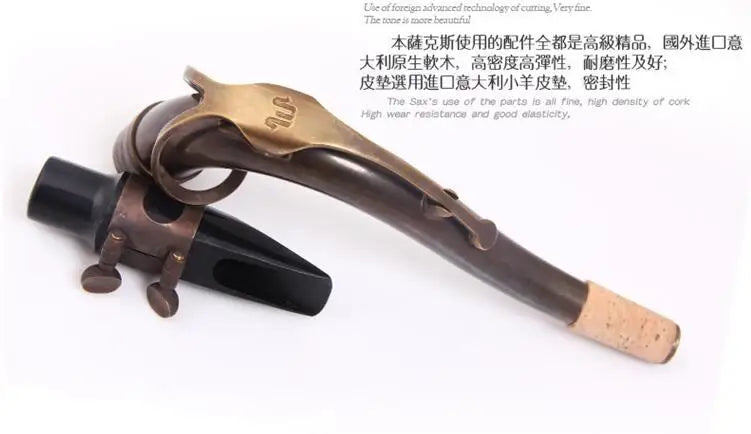 Original Taiwan MUSEADF T-92 Professional Tenor Saxophone Brand Instrument B Flat Unique Antique Copper Brass Sax