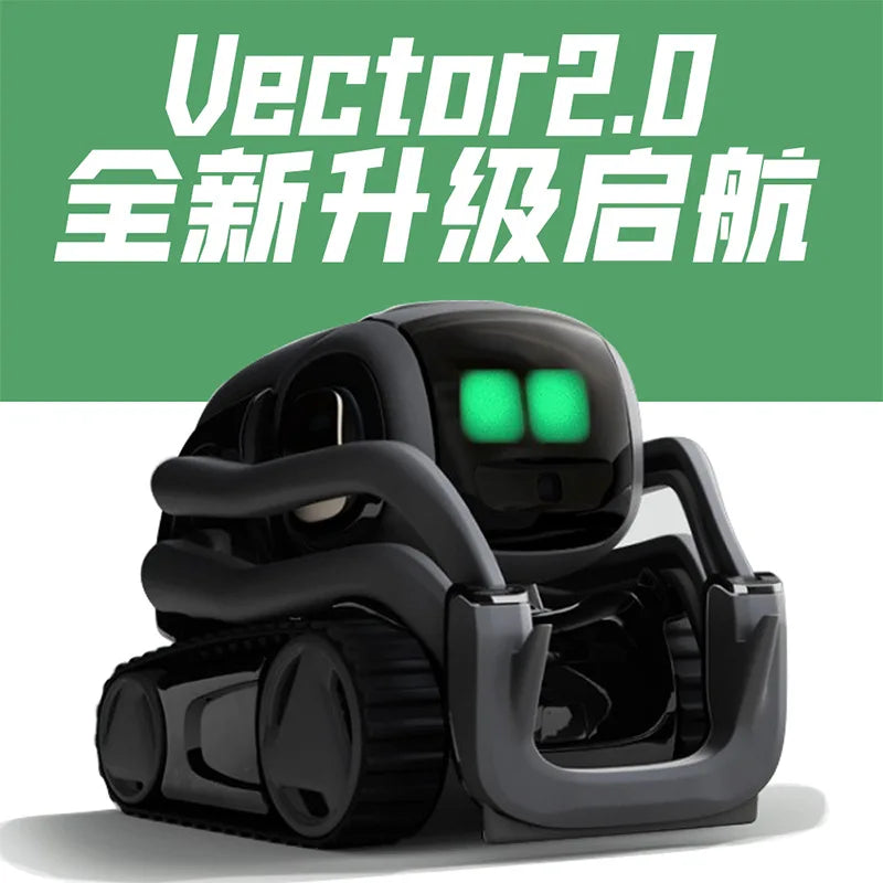 Original Vector 2.0 Robot Car Toys For Child Kids Artificial Intelligence Birthday Gift Smart Voice Early Education Children