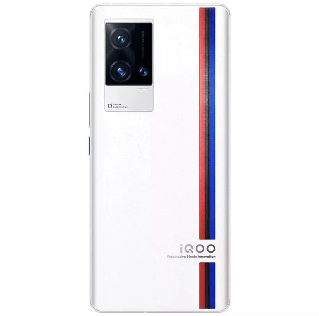 Original Vivo IQOO 8 Pro 5G Cell Phone 6.78'' 120Hz Snapdragon 888 Plus Octa Core 4500mAh 120W 50W 50MP Rear Three Camera NFC