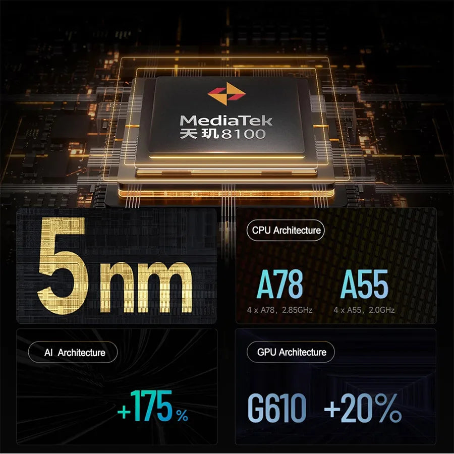 Original Xiaomi Redmi K50 5G Smartphone Dimensity 8100 Octa Core 5500mAh Battery 67W Fast Charging 48MP Triple Camera 120Hz