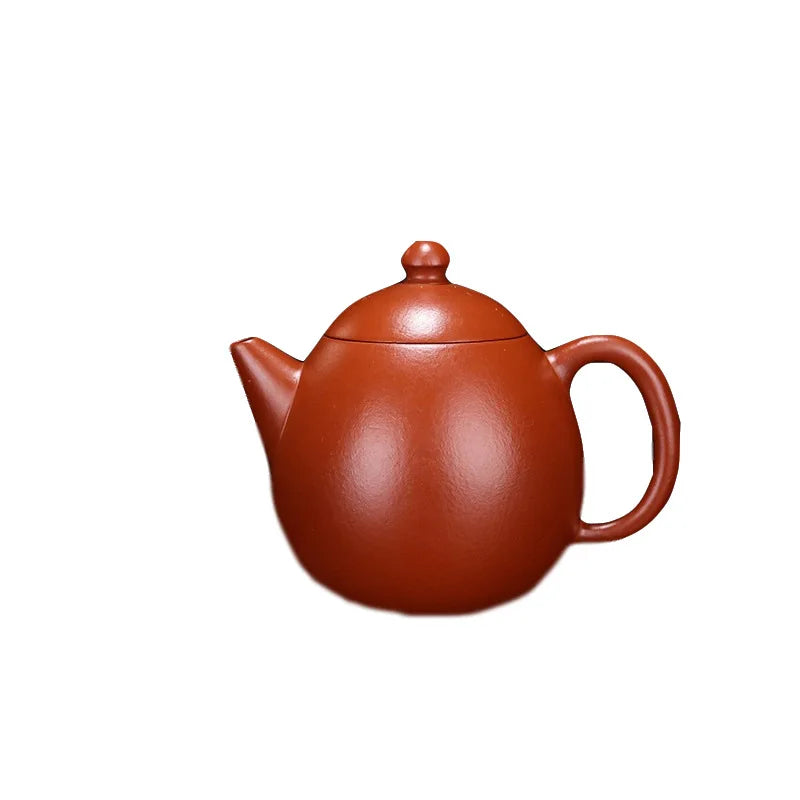 Original ore Yixing purple clay pot master handmade wrinkled skin Zhuni gentian pot 220cc collection tea set